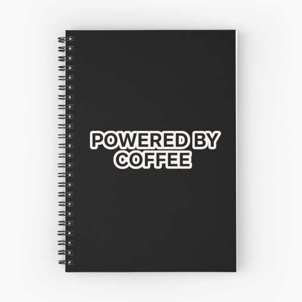 Item preview, Powered By Coffee Funny Caffeine Lover Quote designed and sold by bvdesignart.