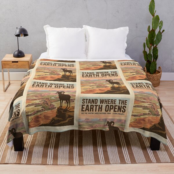 Item preview, Bighorn Sheep Canyon Overlook – Where the Earth Opens designed and sold by PictoVibe.