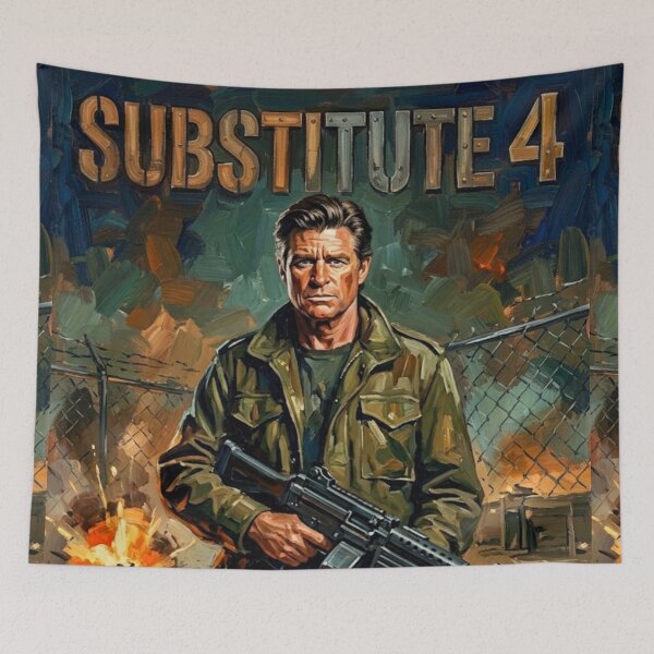 Item preview, The Substitute 4 Action Thriller Fine Art Tribute designed and sold by Art's Diner.