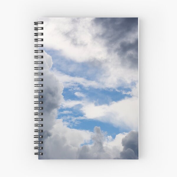 Item preview, Dramatic Storm Clouds Opening to Blue Sky – Weather Background designed and sold by celinebisson.
