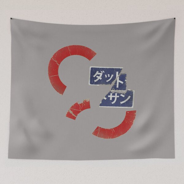 Item preview, Vintage Katakana Datsun Logo Distressed Tee-56 designed and sold by MikeMeinert.