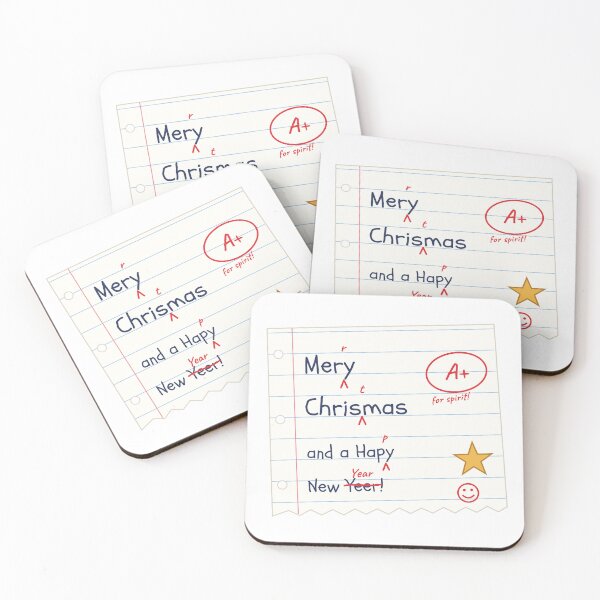 Item preview, Mery Chrismas Red Pen Corrections Teacher designed and sold by Inside Joke Studio.