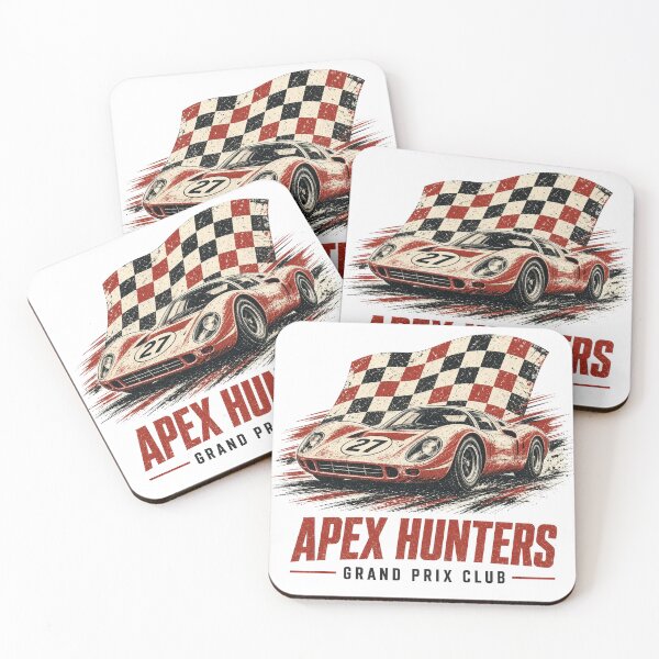Item preview, Apex Hunters Grand Prix Club No. 27 - Vintage 1960s Endurance Race Car designed and sold by SwushosShirtz.