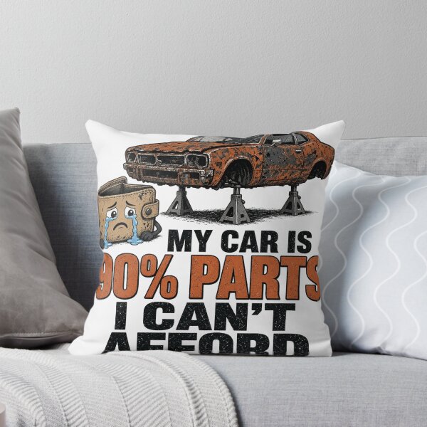 Item preview, My Car Is 90% Parts I Can't Afford - Funny Project Car On Jack Stands designed and sold by SwushosShirtz.