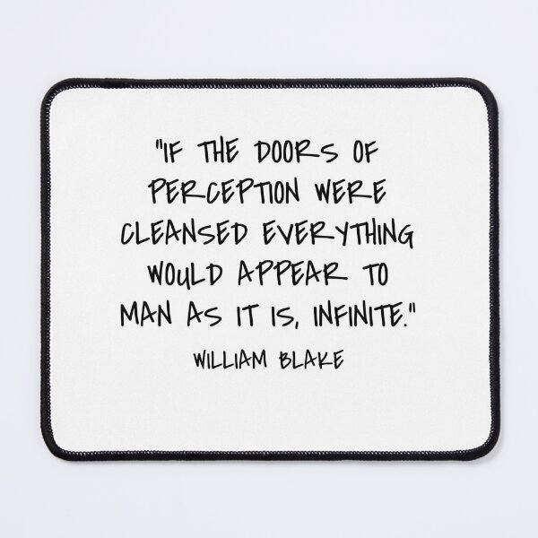 Item preview, The Doors of Perception - William Blake Quote designed and sold by 4ever-Undaunted.