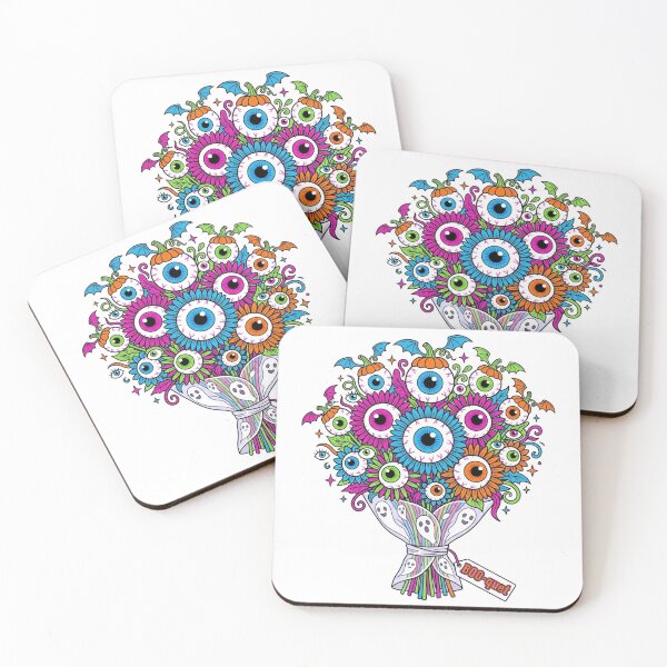 Item preview, BOO-quet Eyeball Flowers - Surreal Candy Halloween Art designed and sold by jrzvibe.