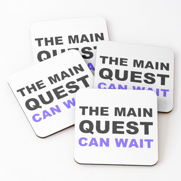 Item preview, The Main Quest Can Wait - Funny Procrastinator Gamer designed and sold by Quirky Crew Co.