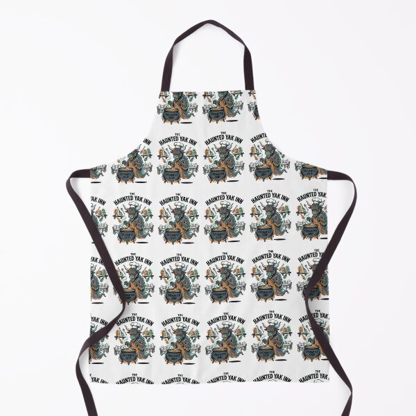 Item preview, Shaggy Yak Ghost Chef – Haunted Mountain Kitchen designed and sold by PictoVibe.