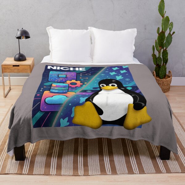 Item preview, Tux Penguin Sitting Logo Technology OS-75 designed and sold by KarstenPieper.