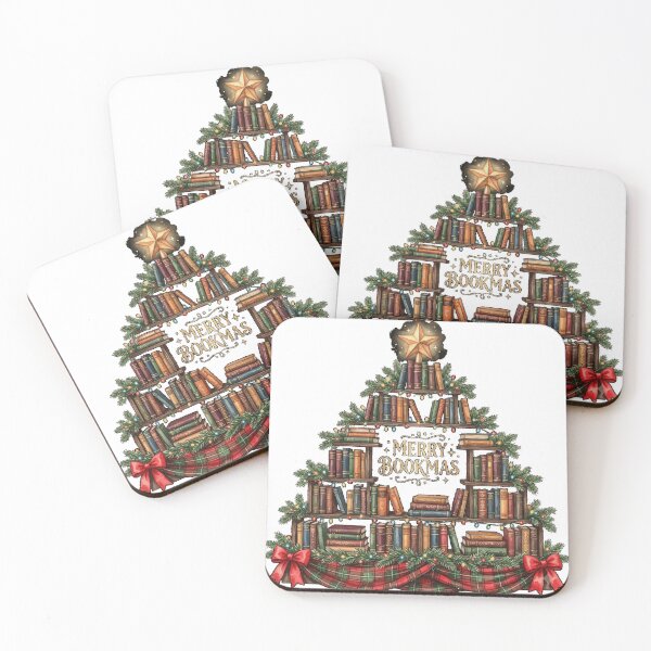 Item preview, Merry Bookmas Vintage Christmas Tree Art Print Classic T-Shirt (3) designed and sold by Cute-Pretty.