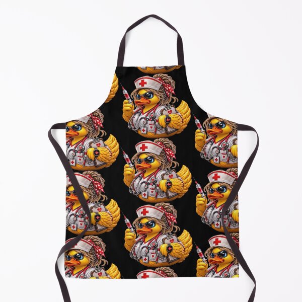 Item preview, Nurse Duck – Sassy Messy Bun & Stethoscope Design designed and sold by ArtistWill.