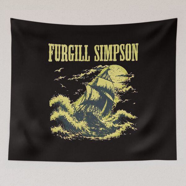 Item preview, FURGILL SIMPSON Sailing Ship Vintage Sea Storm Art designed and sold by TudyEvansio.
