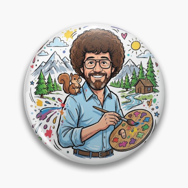 Artikelvorschau, Kopie von Kopie von Bob Ross Maler entworfen und verkauft von Karamram Studio.