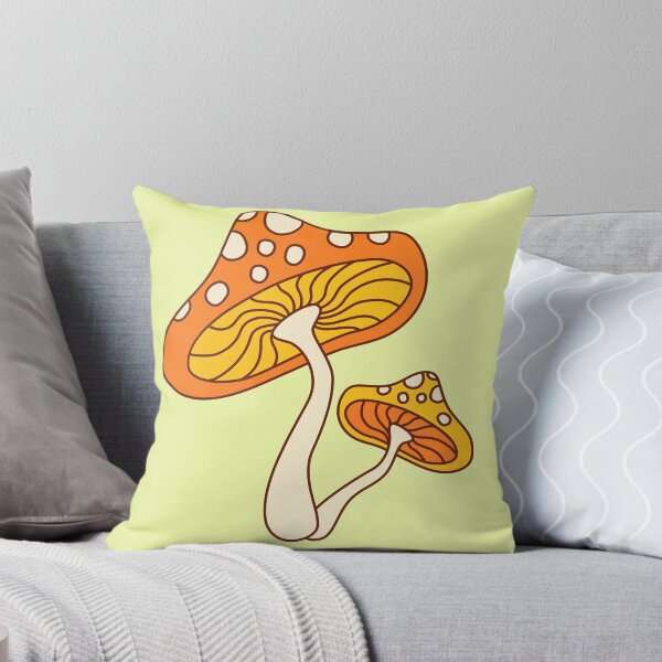 Item preview, Retro 70s Groovy Mushroom Aesthetic Art designed and sold by MH Digital Studio .