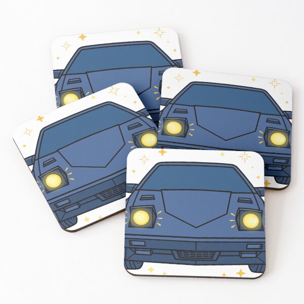 Item preview, Pop-Up Headlights — Retro 80s Wedge Coupe Night designed and sold by ghostsales.