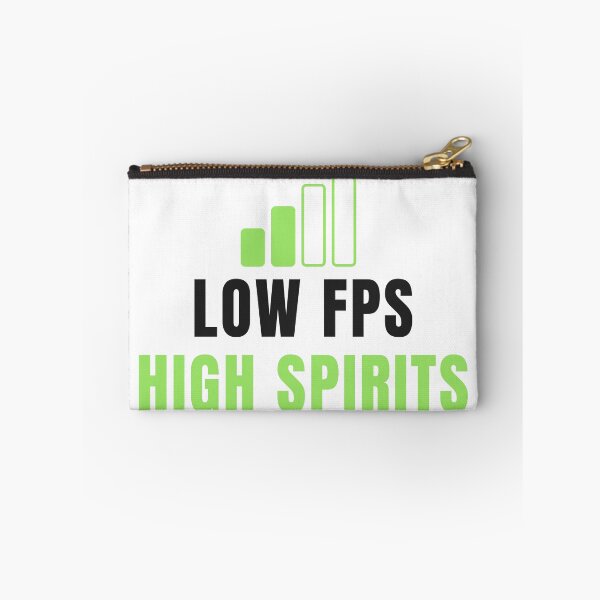 Item preview, Low FPS High Spirits Funny Gamer designed and sold by WhizTrends.
