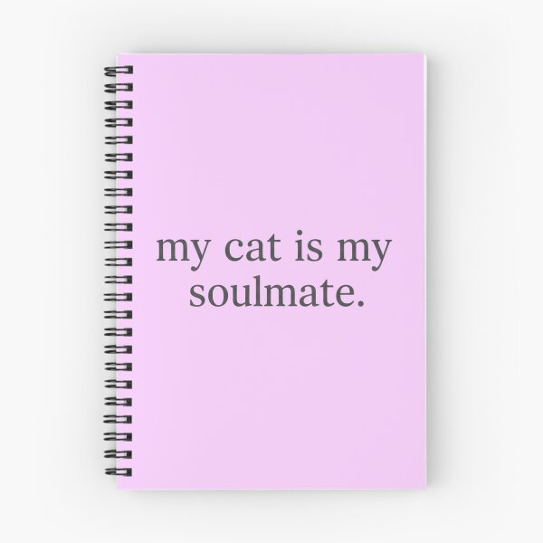 Item preview, My Cat Is My Soulmate Cute Cat Lover Quote designed and sold by bvdesignart.