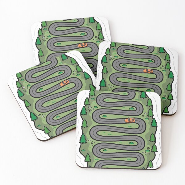 Item preview, Touge Hairpins — Aerial Mountain Pass Switchbacks designed and sold by ghostsales.