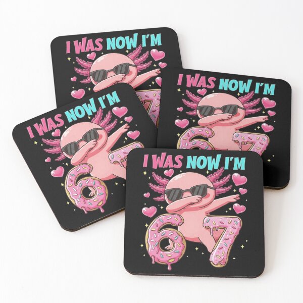 Item preview, Dabbing Axolotl 67th Birthday Funny Party Design designed and sold by MiALopezArt.