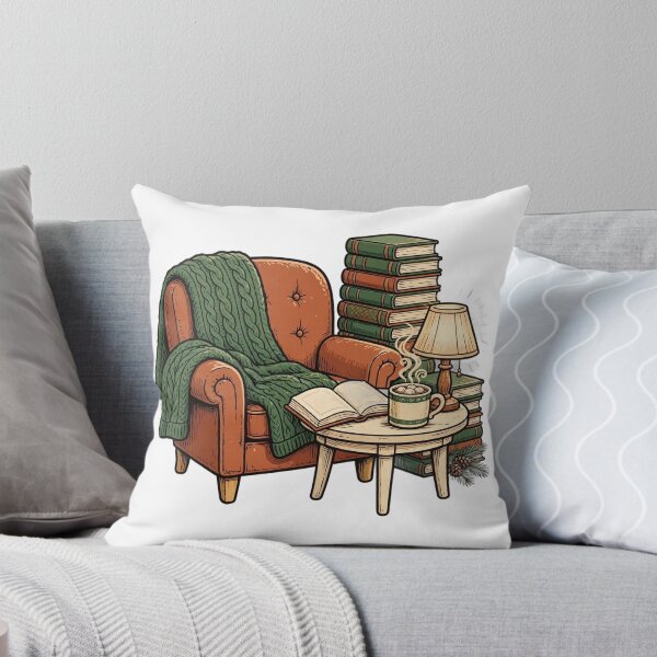 Item preview, Cosy Winter Reading Club — Armchair Books and Cocoa for Book Lovers designed and sold by Neshmi.