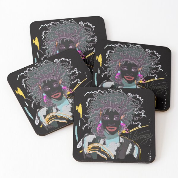 Item preview, Bold Portrait Art with Vibrant Curls designed and sold by Gamaza-Eggs.