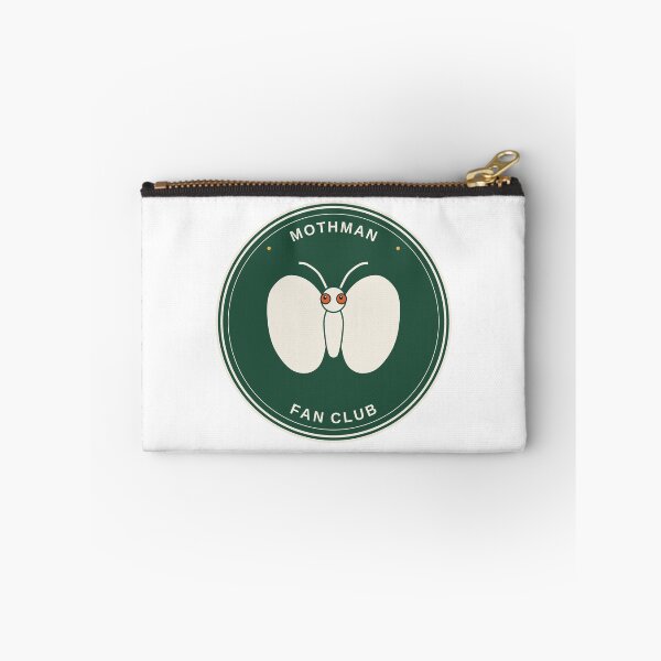 Item preview, Mothman Fan Club - Retro Cryptid Badge designed and sold by LearnFunStore.