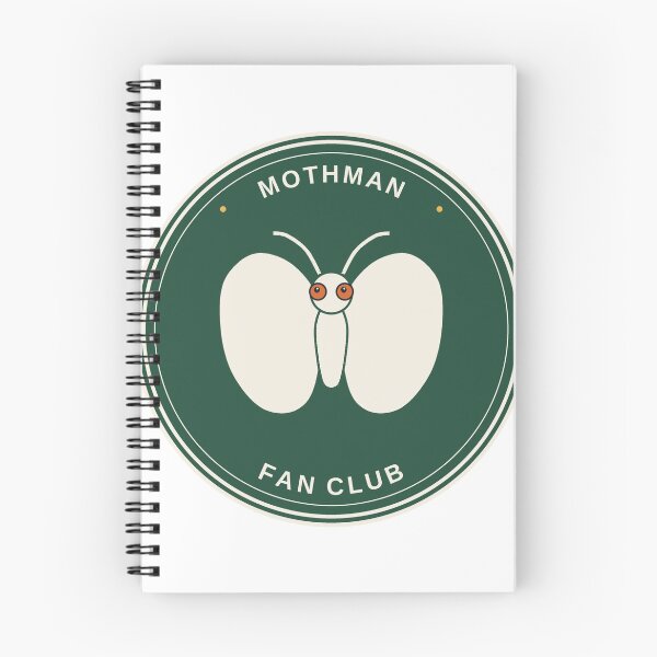 Item preview, Mothman Fan Club - Retro Cryptid Badge designed and sold by LearnFunStore.