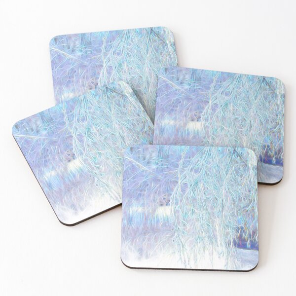 Item preview, Abstract Frozen Grass and Ice Crystals After Winter Ice Storm designed and sold by celinebisson.