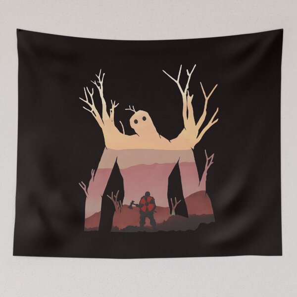 Item preview, Viking vs Forest Spirit Sunset designed and sold by Ahkamnash.