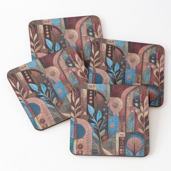 Item preview, Abstract Botanical Design colorful designed and sold by FlowerSeller1.