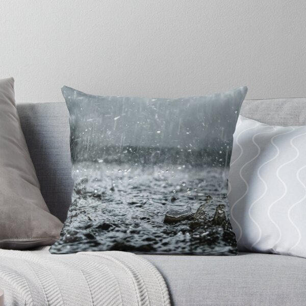 Item preview, Rain Hammering a Dark Muddy Puddle designed and sold by KaiWaiGallery.