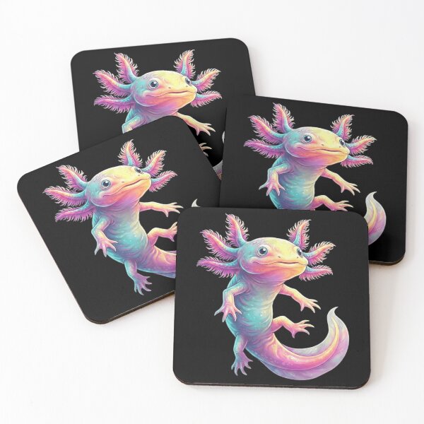 Item preview, Colorful Fantasy Axolotl for Amphibian and Exotic Pet Fans designed and sold by MiALopezArt.