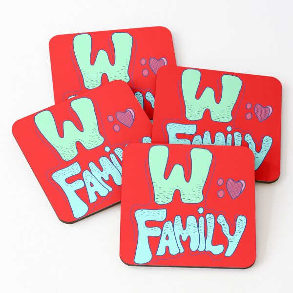 Item preview, W. Family – Retro Cartoon Doodle Typography designed and sold by D4udZarts.