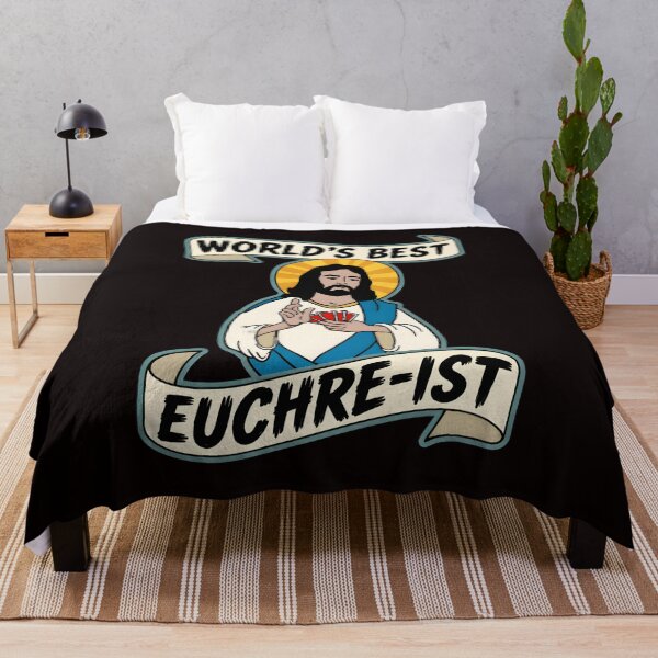 Item preview, World's Best Euchre-ist Card Gamer Art designed and sold by Sadeetfel.