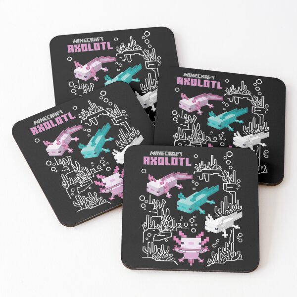 Item preview, Pixel Axolotl Underwater Collection for Retro Gaming Fans designed and sold by MiALopezArt.