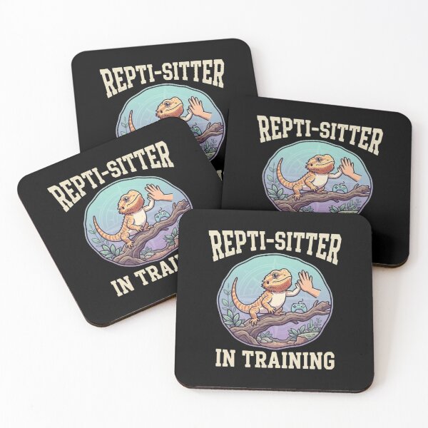 Item preview, Repti Sitter In Training Cute High Five Bearded Dragon Design designed and sold by Ostericaimusa.