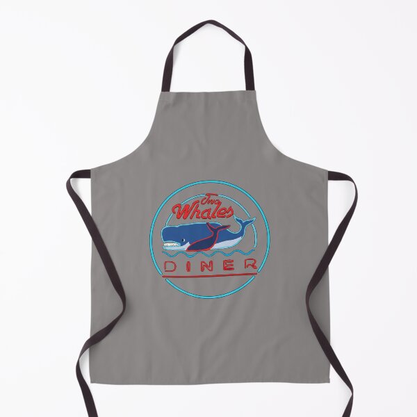 Item preview, Two Whales Diner Retro Neon Sign Graphic-42 designed and sold by StefanieMilewsk.