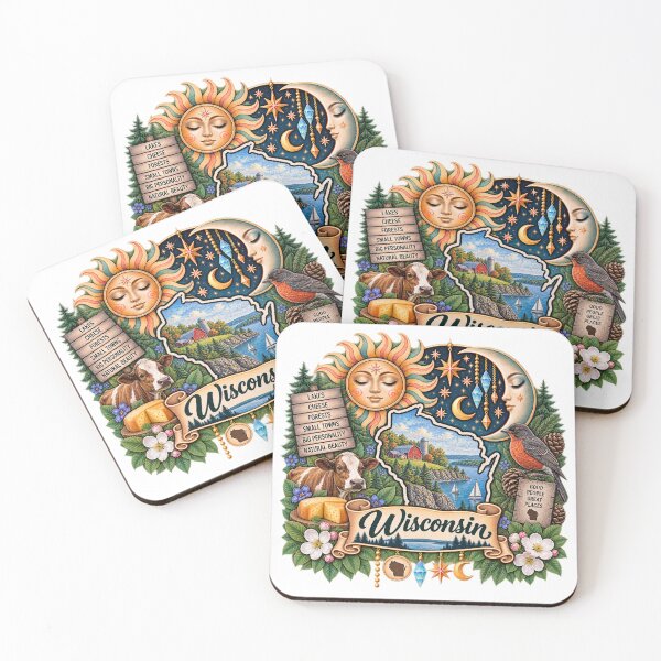 Item preview, Wisconsin Celestial Wonders designed and sold by Whimspired By Paxx.