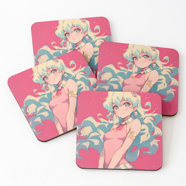 Item preview, Nia Teppelin Gurren Lagann Pink Background Cheerful Pose designed and sold by reinazenka.