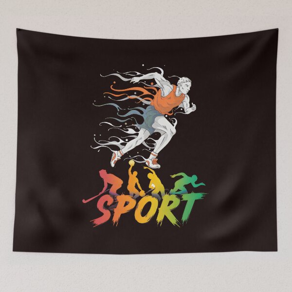Item preview, Dynamic Runner Sport Art designed and sold by ThresholdBlue.