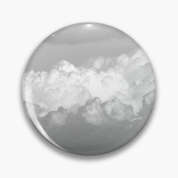 Item preview, Espectaculares nubes cúmulos blancas sobre un mar rocoso en blanco y negro. designed and sold by celinebisson.