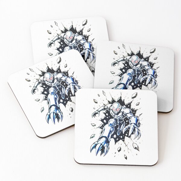 Item preview, Chrome Robot Breaking Through Wall Design. designed and sold by RBest!.