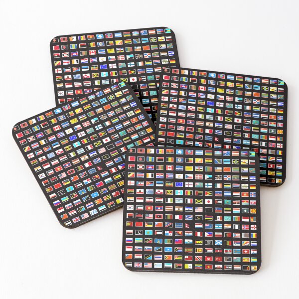 Item preview, Diverse World Country Flags Collection designed and sold by OddCanvasArt.