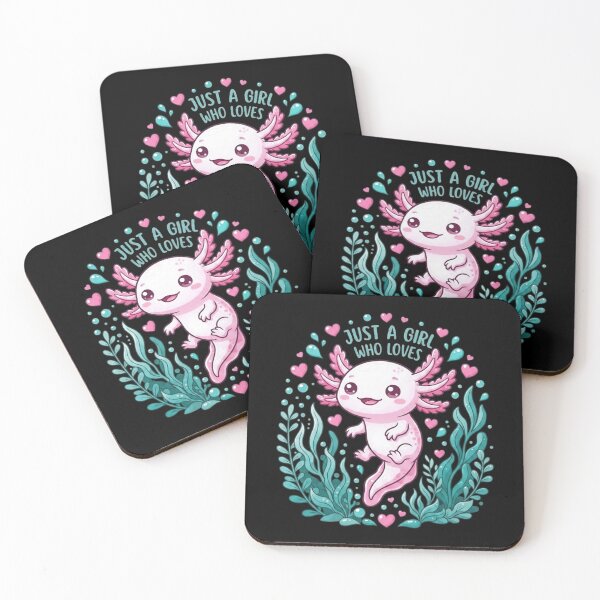 Item preview, Just a Girl Who Loves Axolotls Cute Underwater Design designed and sold by MiALopezArt.