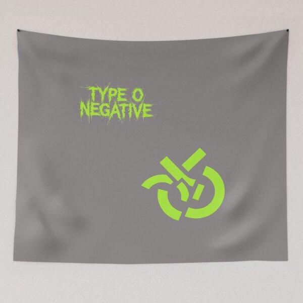 Item preview, Type O Negative Band Logo Green Classic-42 designed and sold by LauraSutherlan.