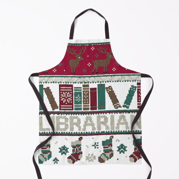 Item preview, Librarian Books Ugly Christmas Sweater Mask Tshirt Graphic T-Shirt designed and sold by Serhotep.