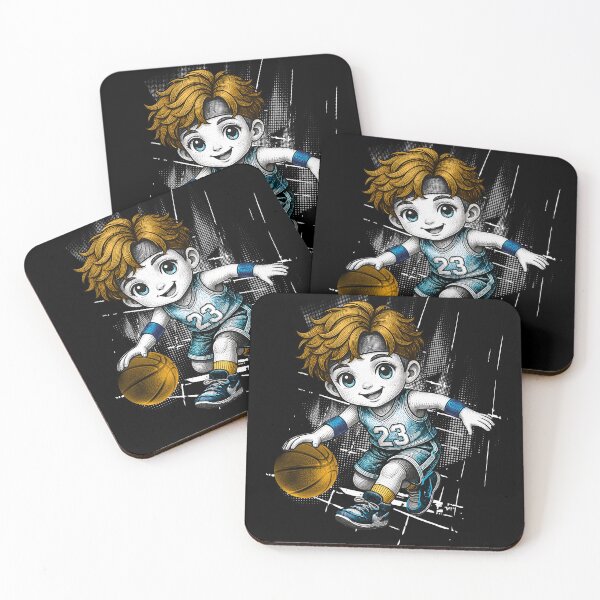 Item preview, Kawaii Chibi Basketball Player Boy Anime Graphic designed and sold by AXENT Designs.