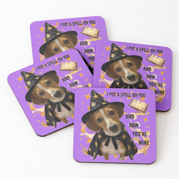 Item preview, Cute Beagle Halloween Witch Costume, I Put a Spell on You, and Now You're Mine designed and sold by MMajirsky1.