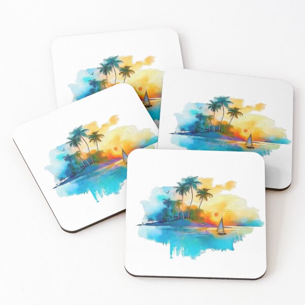 Item preview, Remote Tropical Island designed and sold by Anas Arts.