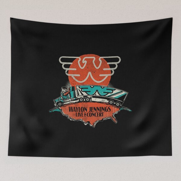 Item preview, Old School Country Vibes, Waylon Jennings Country Legend designed and sold by konokchaolic.